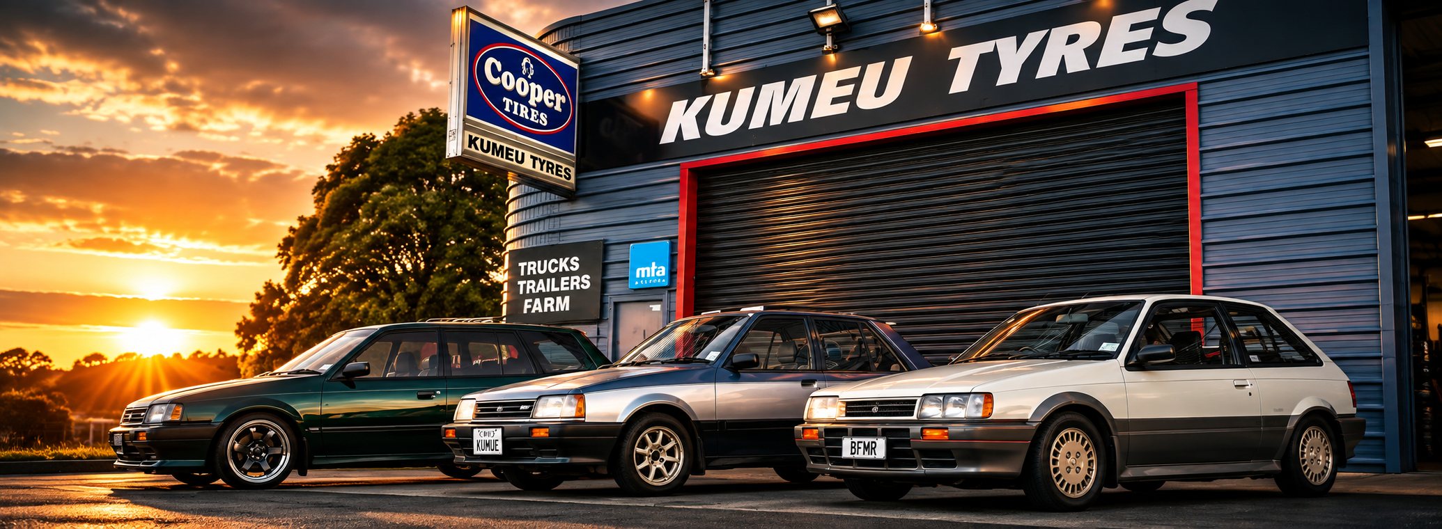 Kumeu Tyres workshop and forecourt